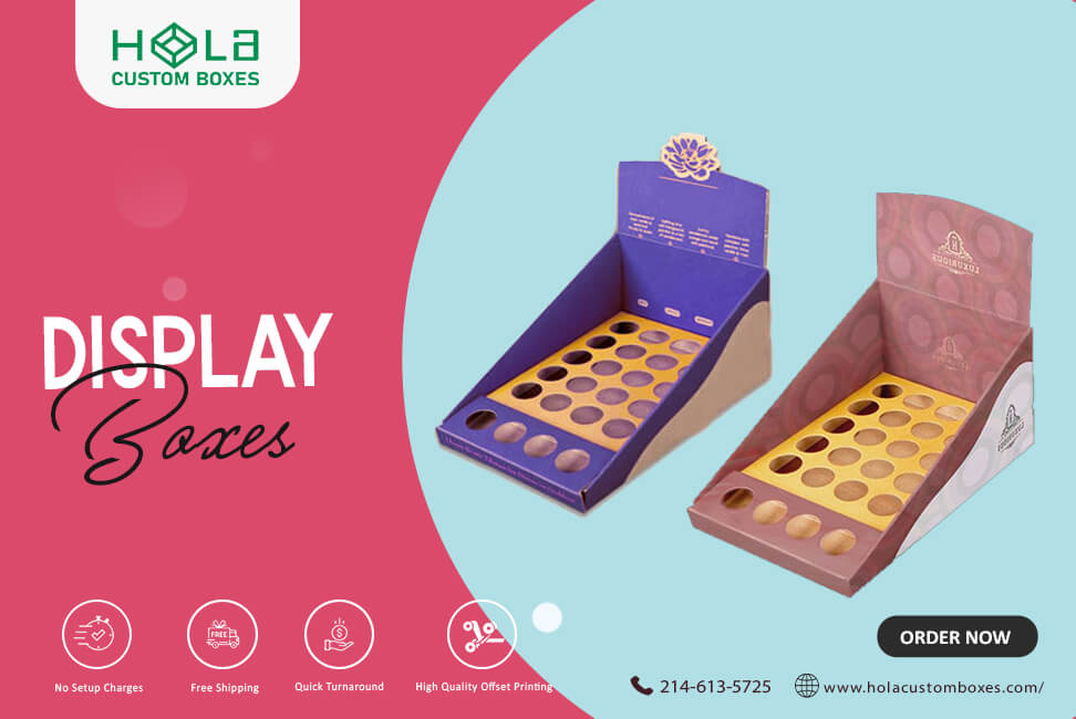 custom display boxes with logo